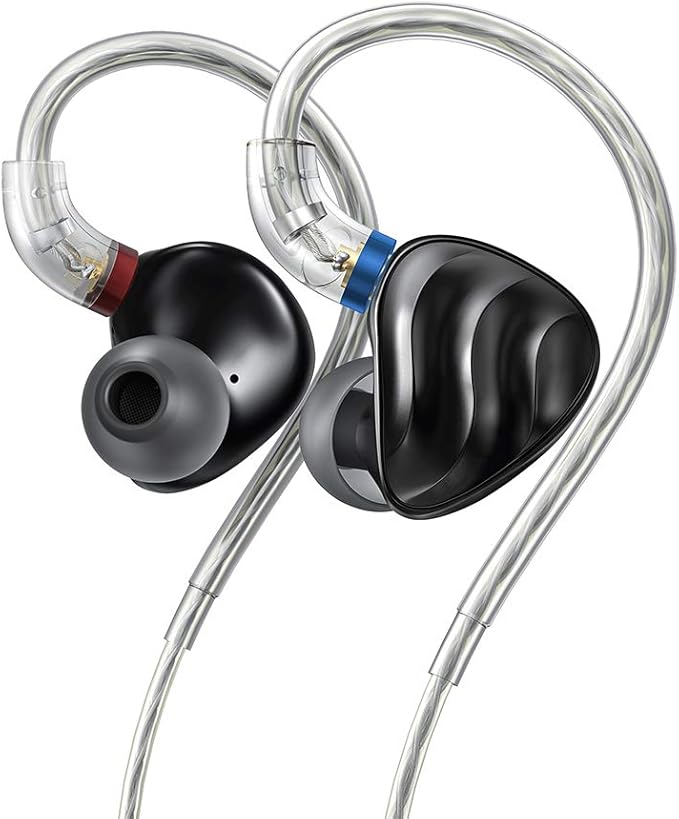 FIIO FH3 HiFi Earphones 3 Drivers (1 Dynamic + 2 Knowles BA) in-Ear Earphones High Resolution Bass Sound High Fidelity for Smartphone/PC/Tablet