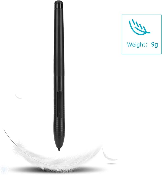 PW201 Stylus Pen for HST640 H610PRO V2 HC16 HS64 HS610 GC610 H1161 H320M Drawing Tablet Ergonomic Pen Replacement for Drawing Board