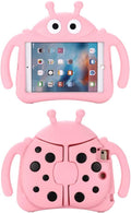 Kids Case for Apple iPad mini 5/4/3/2/1 7.9 inch Only Kids Proof Lightweight EVA Foam Stand Cover for iPad mini Mini 5 (2019) Mini 4 iPad mini 3rd Generation Mini 2 Tablet - Ladybug Pink