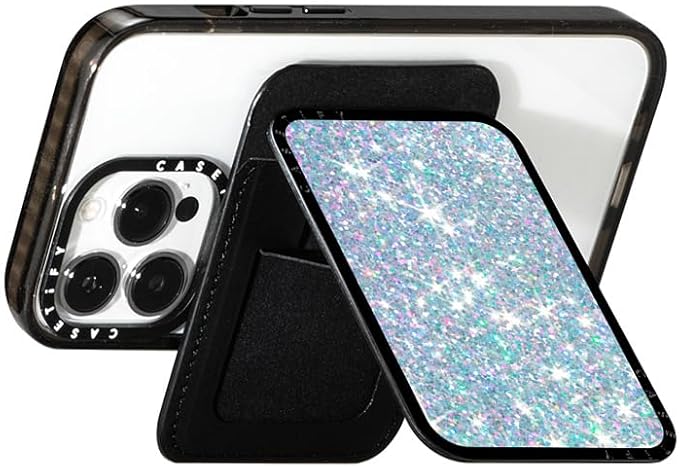 CASETiFY Snappy Card Holder Stand Compatible with Magsafe - Glitter Dream