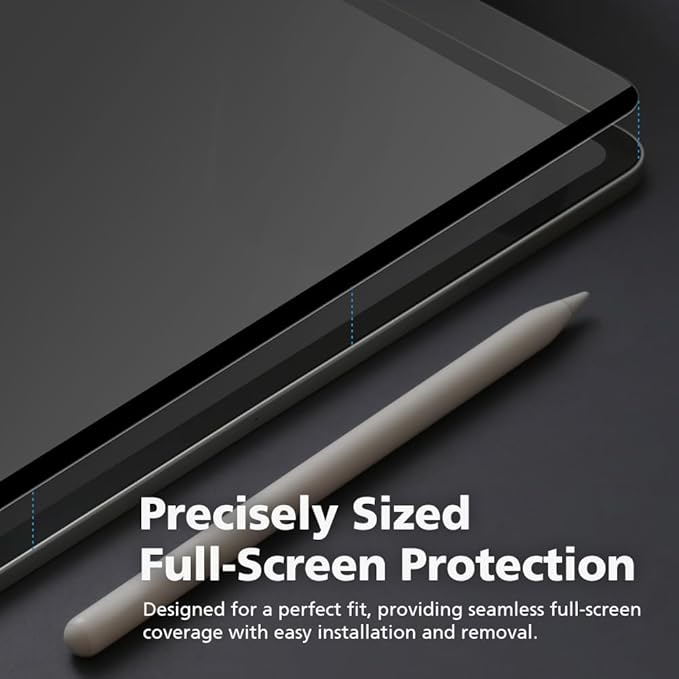 Magnetic &amp Nano Adsorption 360° 4-Way Privacy Screen Protector for Samsung Galaxy Tab S9 11 inch | Detachable Anti-Spy Anti-Fingerprint | Works in Both Landscape &amp Portrait Modes