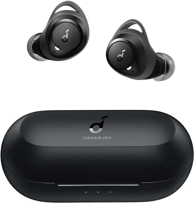 Soundcore by Anker Life A1 True Wireless Earbuds Powerful Customized Sound 40H Playtime Wireless Charging USB-C Fast Charge IPX7 Waterproof Button Control Bluetooth Earbuds Commute Sports