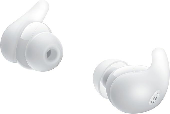 Sony LinkBuds Fit Truly Wireless Noise Canceling Earbud Headphones Small &amp Light with Newly Developed Air Fitting Supporters White