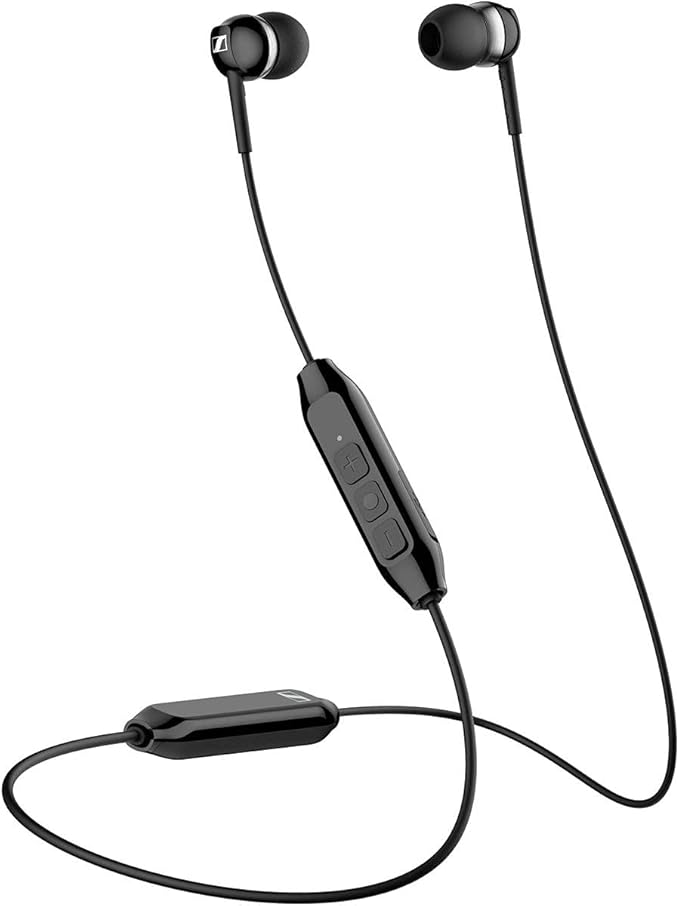 Sennheiser CX 150BT Bluetooth 5.0 Wireless Headphone - 10-Hour Battery Life USB-C Fast Charging Two Device Connectivity - Black (CX 150BT Black)