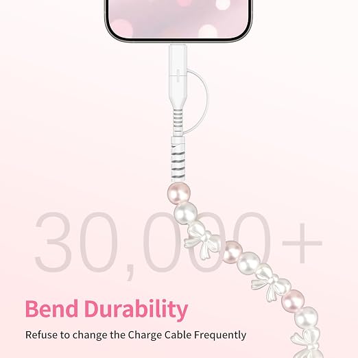 Pink Bow Beaded