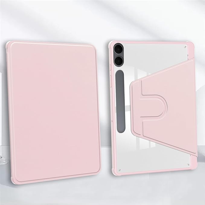 for Samsung Galaxy Tab S11 Ultra Case 14.6 inchAuto Wake/SleepMulti-Viewing AnglesSlim Light Shell CoverPU Leather+PCCompatible with Samsung Galaxy Tab S11 UltraPink