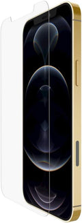 Belkin iPhone 12 Pro Max Screen Protector TemperedGlass Privacy Antimicrobial-Treated Clear (OVA031zz)