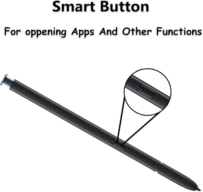 Galaxy S22 Ultra Pen with Bluetooth for Samsung Galaxy S22 Ultra 5G Stylus Pen Replacement with Remote Control for Samsung Galaxy S22 Ultra S Pen Phantom Black