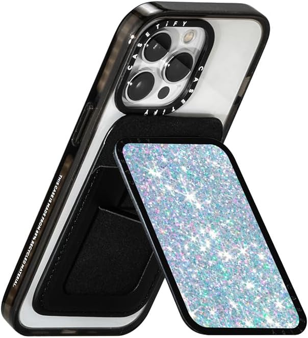 CASETiFY Snappy Card Holder Stand Compatible with Magsafe - Glitter Dream