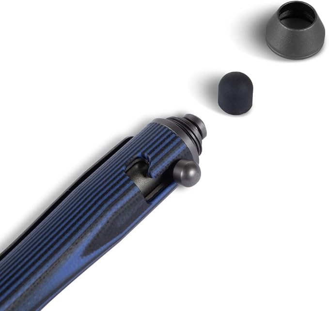 Cool Hand 5.7'' Bolt Action Pens EDC Ballpoint Ink Refillable Stylus for Touch Screen G10 Body w/Pocket Clip Ergonomic Grip with a Free Refill 5374-N