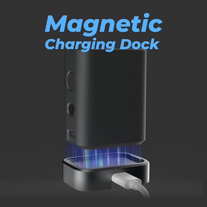 HOZO M-Cube Wireless Magnetic-Snap Charging Dock: Quick &amp Convenient Charging Solution for Your Measuring Tools