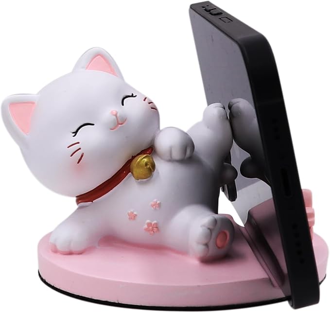 Pink Cat lying