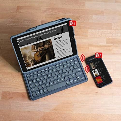 ZAGG Pro Keys Detachable Case and Wireless Keyboard for iPad Air 11 (M3)/ (M2)/ 10.9 (Gen 4 Gen 5) - Bluetooth Pairing Backlit Laptop-Style Keys Apple Pencil Holder Black