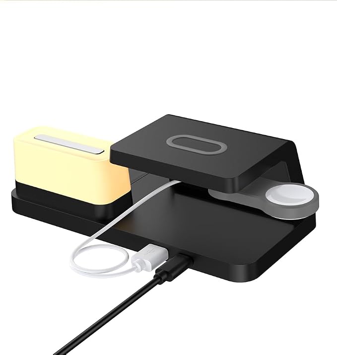 Wireless Charger Alarm Clock Ht309 Black