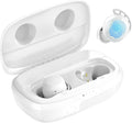 Tribit Wireless Earbuds 110H Playtime Bluetooth 5.3 IPX8 Waterproof Call Noise Reduction Bluetooth Earbuds Headphones with Mic Earphone in-Ear Wireless Earphones Flybuds 3 White