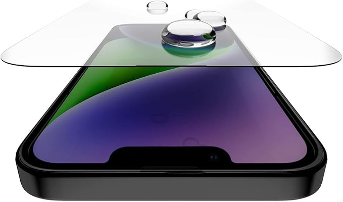 ITSKINS Hybrid // Glass Cell Phone Screen Protector with Eco-Friendly Alignment Tool Tempered Screen Protector Easy Installation Scratch Resistant and Bubble Free - iPhone 14 Plus / 13 Pro Max