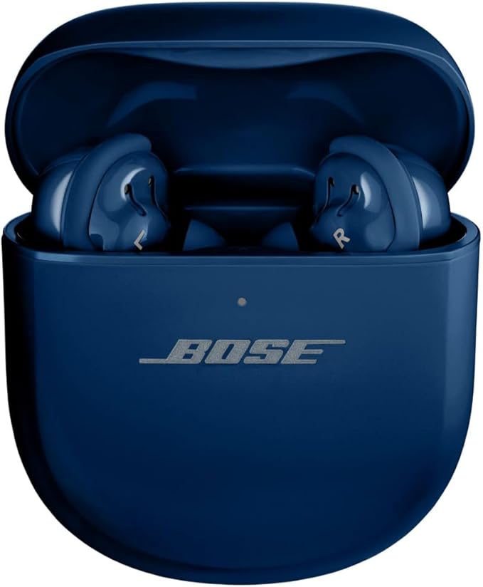 Bose QuietComfort Ultra Bluetooth Earbuds Wireless Earbuds with Spatial Audio and World-Class Active Noise Cancellation Deep Bass Up to 6 Hours of Playtime Lunar Blue - Limited Edition Color