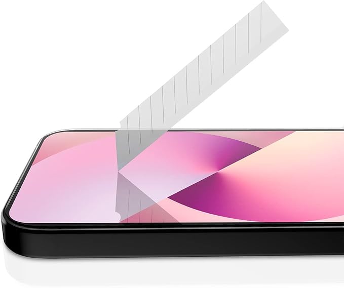 ITSKINS Hybrid // Glass Cell Phone Screen Protector with Eco-Friendly Alignment Tool Tempered Glass Screen Protector Easy Installation Scratch Resistant and Bubble Free - iPhone 13/13 Pro