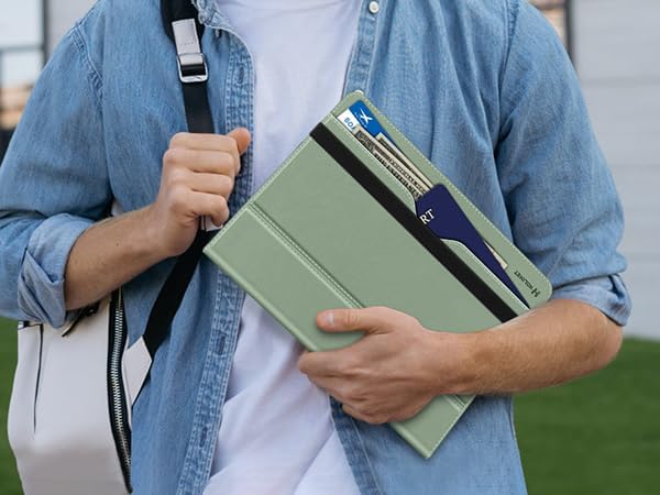 H HOLIMET Case for iPad Air 3rd Generation/iPad Pro 10.5 inch with Pencil Holder Soft TPU Stand Smart Cover Auto Wake/Sleep Stand for 10.5 iPad Air 3 2019 / iPad Pro 2017 (Green)