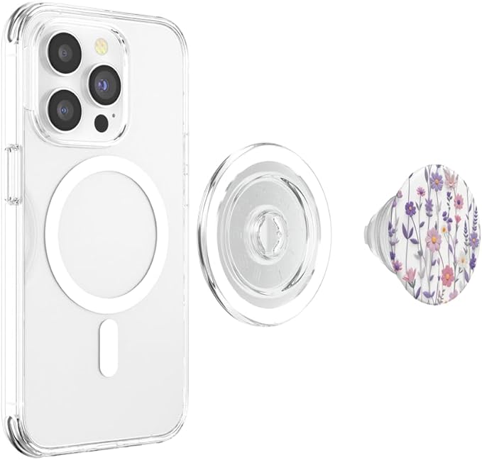 Mixed Flowers Bouquet Flower Pattern PopSockets PopGrip for MagSafe