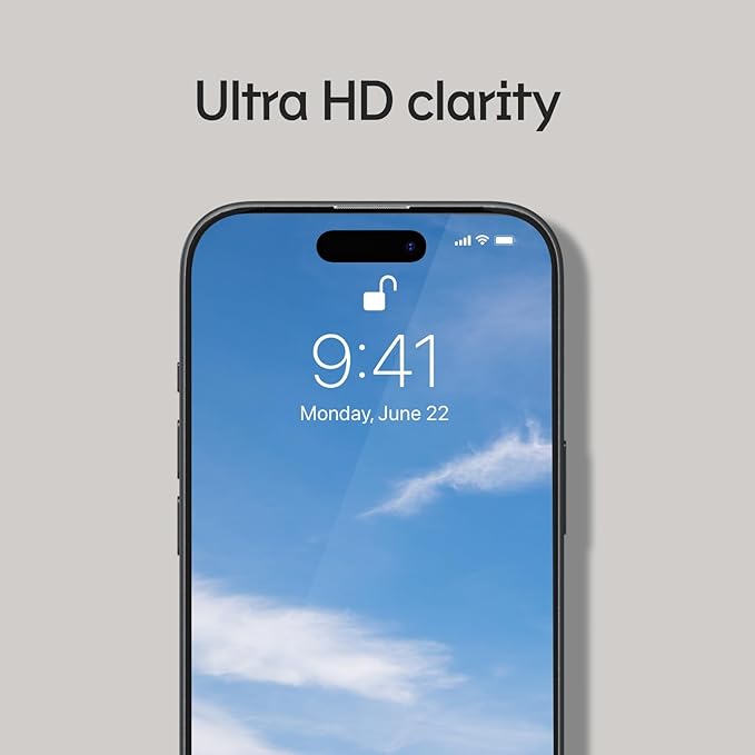 RhinoShield Screen Protector Compatible with [Pixel 9 Pro XL] | Impact Protection - High Strength Shock Damping/Dispersion Technology - Transparent and Fingerprint &amp Scratch Resistant