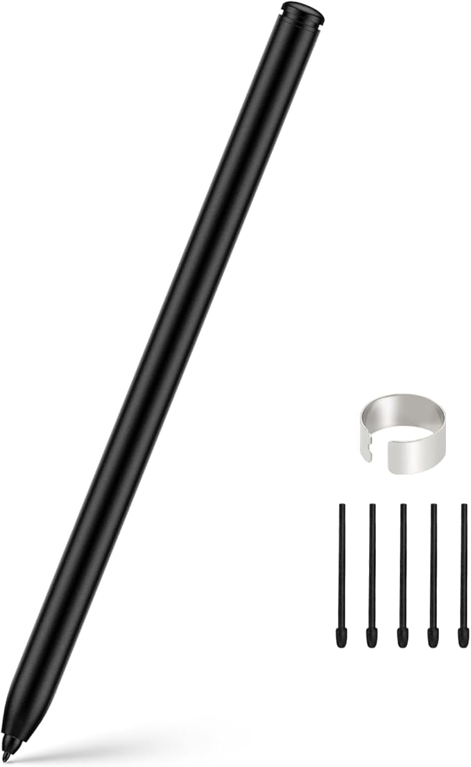 Magnetic Stylus Pen for Remarkable 2 Pen with Eraser Digital Replacement Pen for Remarkable 2 Stylus Alternative Marker Plus 4096 Pressure Sensitivity Palm Rejection Tilt Support with 5 Pen Tips