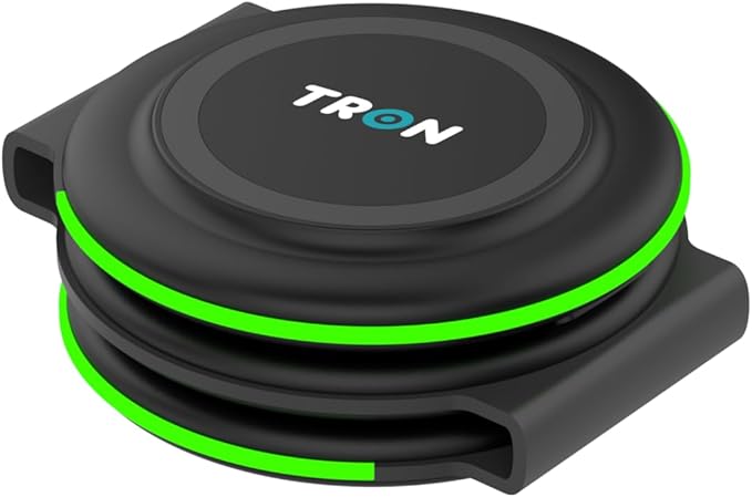 Tron 3 in 1 Foldable Magnetic Wireless Charger - Travel Charging Pad Dock for Apple Watch iPhone 16 15 14 13 12 Pro Max Plus &amp Airpod