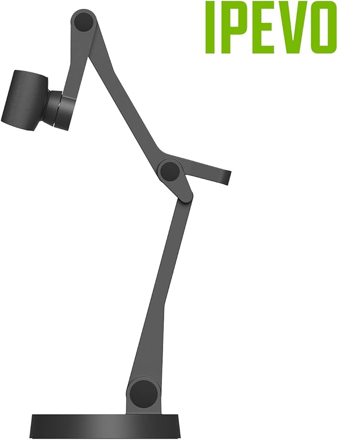 IPEVO Uplift Multi-Angle Arm for Smartphones Multi-Jointed Phone Holder for Visual Communication and Presentations Small Footprint Smartphone Stand for Remote Work and Distance Learning.