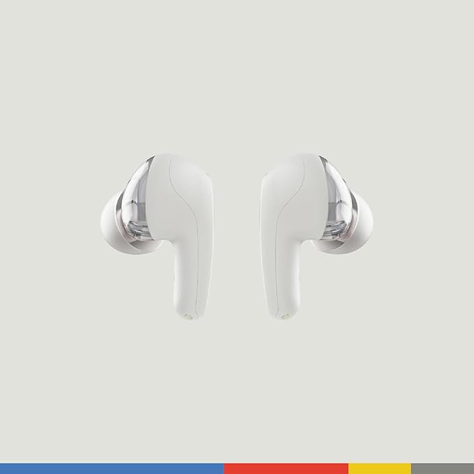 Skullcandy Rail Wireless Earbuds Bluetooth Headphones Noise Isolating Fit Up to 42 Hours Battery IP55 Sweat and Water Resistant Microphone for iPhone Android - Bone