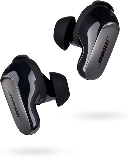 Bose QuietComfort Ultra Bluetooth Earbuds Wireless Earbuds with Spatial Audio and World-Class Active Noise Cancellation Deep Bass Up to 6 Hours of Playtime Black