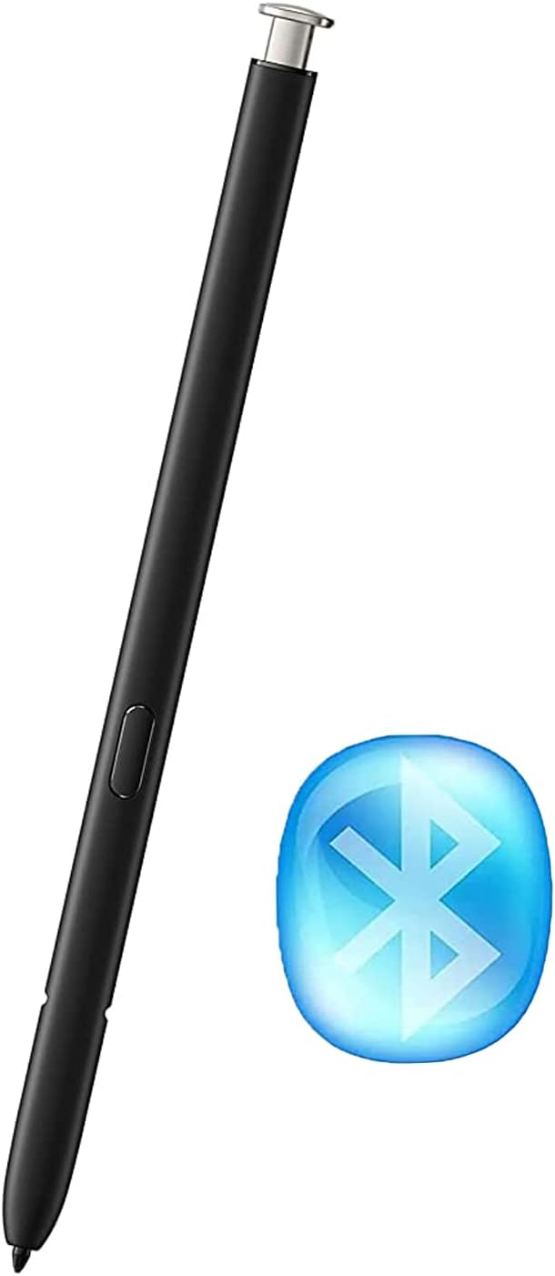 S23 Ultra S Pen withBluetooth for Samsung Galaxy S23 Ultra 5G Stylus Pen with Remote Control S23 Ultra Touch S Pen Replacement EJ-PS918 (Cream White)