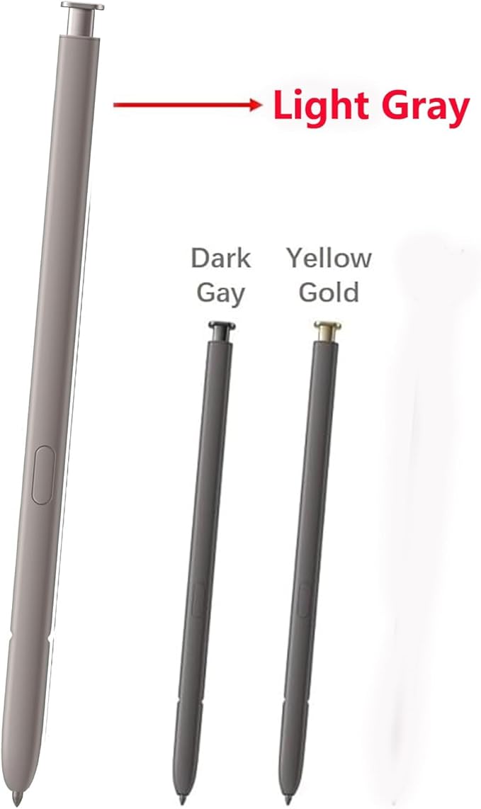 S Pen S24 Ultra (with-Bluetooth) Replacement for Samsung Galaxy S24 Ultra 5G Replacement Tips/Nibs (*Light Gray*)