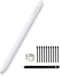 MR05 EMR Stylus for Kindle Scribe/Remarkable 2 with Digital Eraser 4096 Pressure Sensitivity Palm Rejection Digital Pen for EMR Devices/Tablet with 10 Tips-White