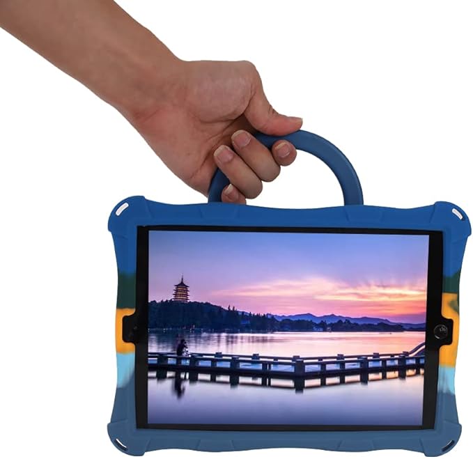 for IPad 9.7 inch Case for Boys Girls iPad 6th 5th Generation Case 2018/2017 iPad Air 1&amp2 Popit Case with 360° Rotatable Stand &amp Shoulder Strap