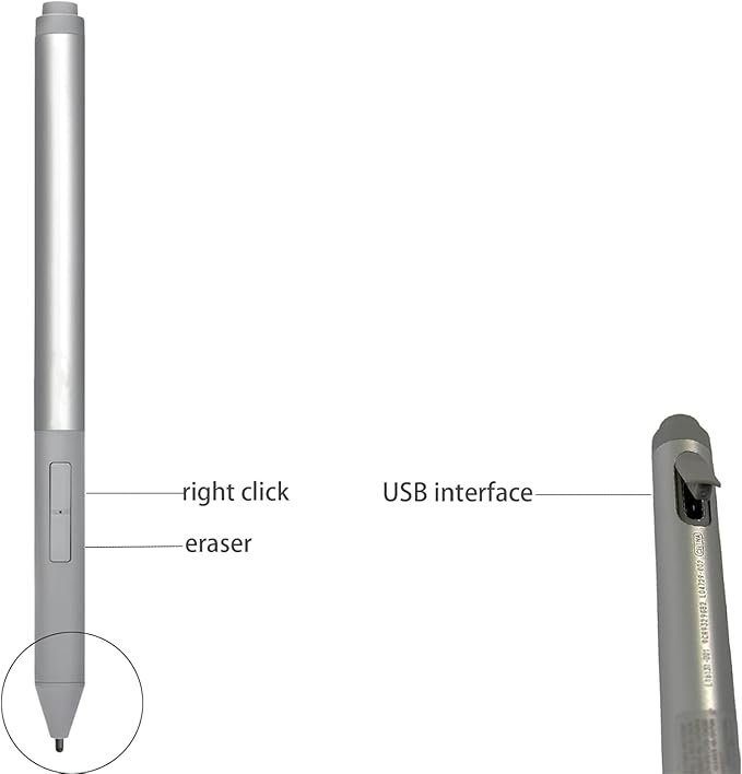 Rechargeable Active Pen G3 for HP Rechargeable Active Pen G3 Compatible with HP EliteBook x360 1030 G3/G4 EliteBook x360 1040 G5/G6ZBook Studio x360 G5