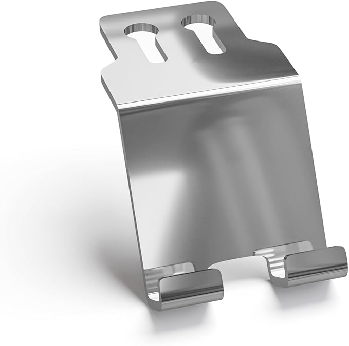 Raico Phone or Tablet Holder for Desk Cockpit Setup Deskshelf Modular Phone Tablet Stand (Polished Aluminium)
