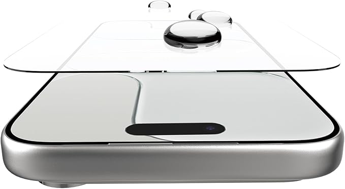 ITSKINS HYBRID // GLASS Cell Phone Screen Protector with Eco-Friendly Alignment Tool Tempered Glass Screen Protector Easy Installation Scratch Resistant and Bubble Free - iPhone 17 Air