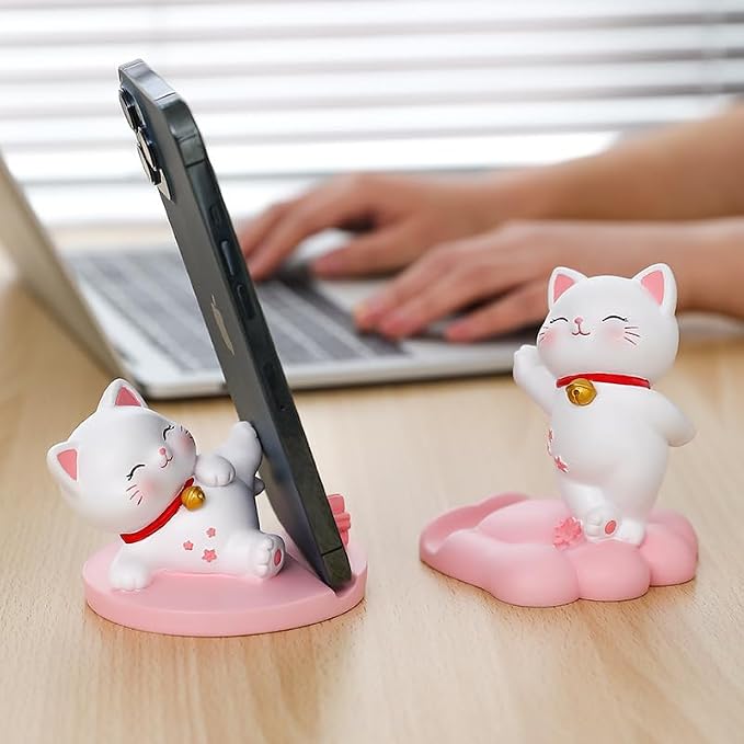 Pink Cat lying