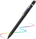 Active Stylus Digital Pen with Ultra Fine Tip Stylus for iPad iPhone Samsung Tablets Compatible with Apple PenStylus Pen for iPad Pro Black