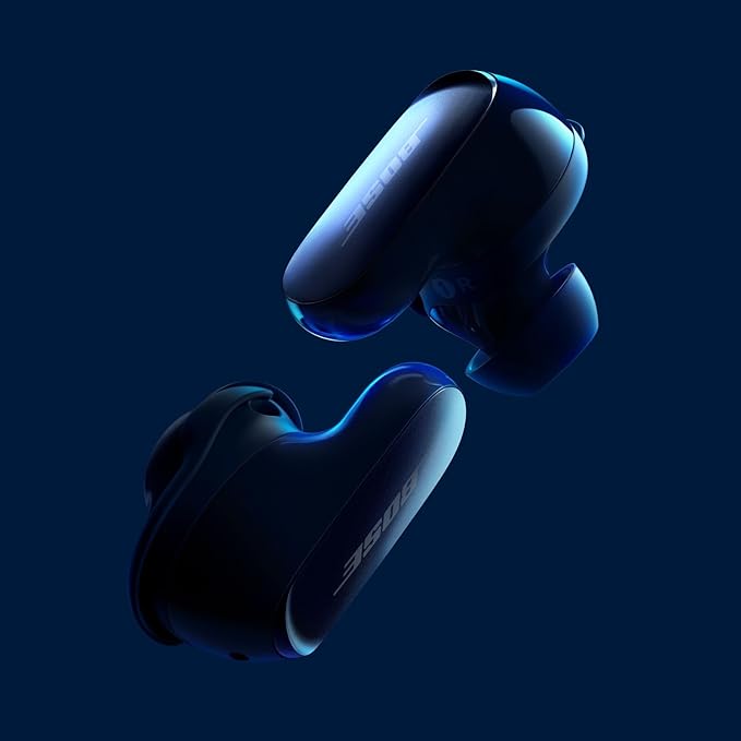 Bose QuietComfort Ultra Bluetooth Earbuds Wireless Earbuds with Spatial Audio and World-Class Active Noise Cancellation Deep Bass Up to 6 Hours of Playtime Lunar Blue - Limited Edition Color