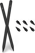 Stylus Pencil for iPad A16/11th Gen(2018-2026)2Pack Active iPad Pen Fast Charging Palm Rejection&ampTilt Sensitivity Compatible iPad 11-6thiPad Pro M5/12.9/11iPad Air M4/M3/M2/5/4/3Mini 7/6/5-B