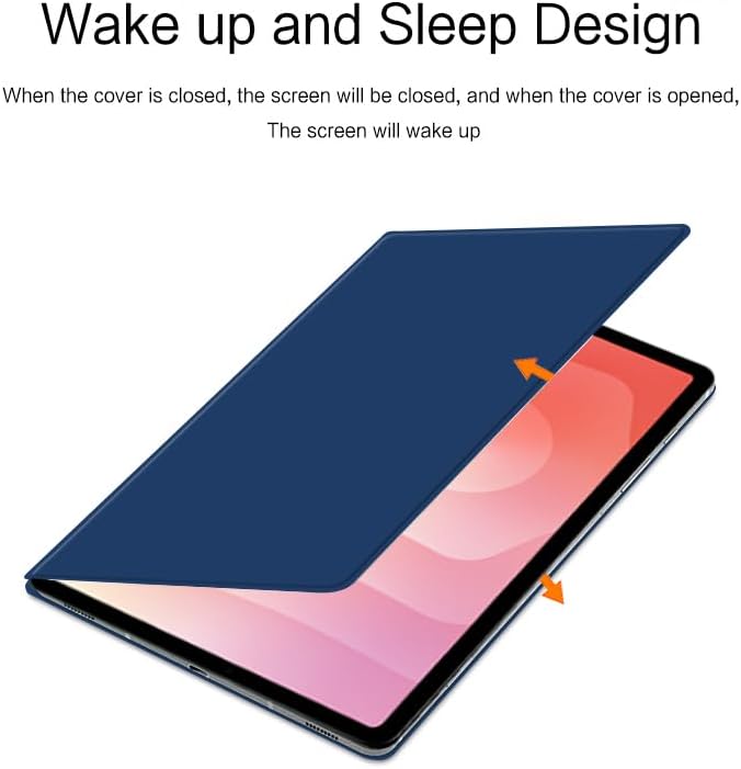 Magnetic Case for Galaxy Tab S11 2025 11 Inch with S-Pen Holder Lightweight and Slim Magnetic Stand Case with Auto Sleep/Wake for Samsung Tab S11 5G SM-X736B/ SM-X730 Blue