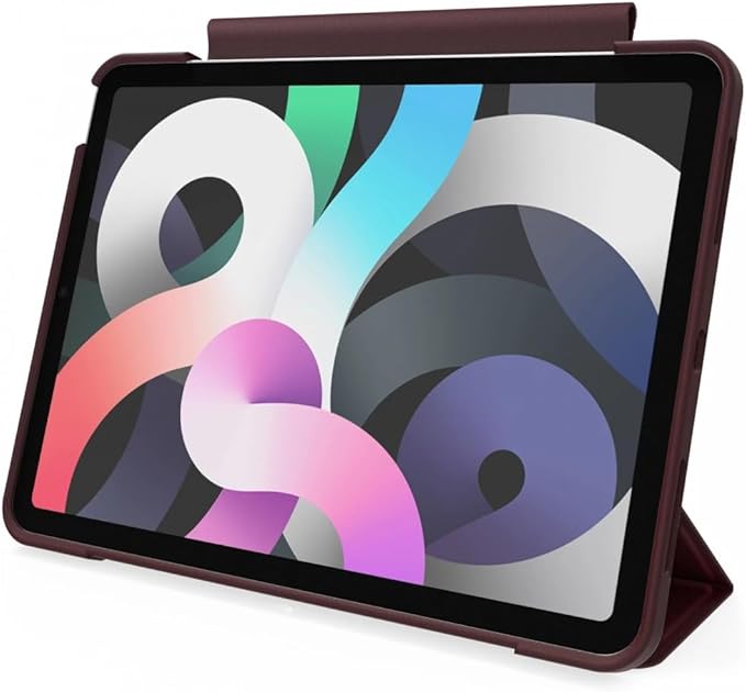 OtterBox - Symmetry Series 360 Case for 11 iPad Air M2/4th/5th Gen - Scratch Resistant Tablet Case with Adjustable Folio Sleek &amp Slim Design (Ripe Burgundy)