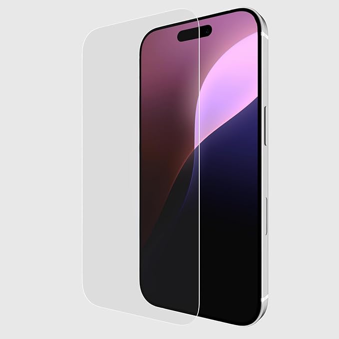 Case-Mate iPhone 16 Screen Protector - Anti-Scratch Tempered Glass with Shatter Protection - Slim Durable 9H Glass with Touch Sensitivity Ultra High Clarity Case Friendly and Easy to Apply - Clear