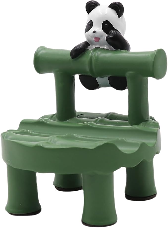 Mini Chair Round Base-Green-Panda