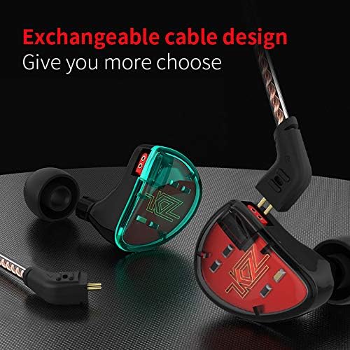 KZ AS10 in Ear Monitor Earbuds Headphone Pure 5 Balanced Armature 5BA KZ Earbuds Earphone Musician in Ear Monitor Headphone High Fidelity HiFi Headset (No Microphone Green)