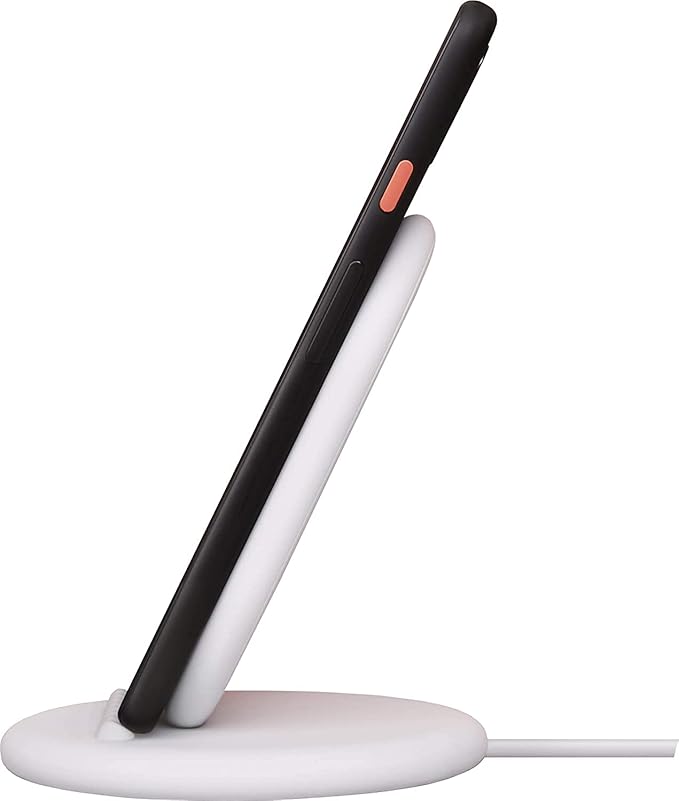 Google Pixel Stand Fast Wireless Charger - For Pixel 5 4 3 Includes 6 Cleaning Wipes - White