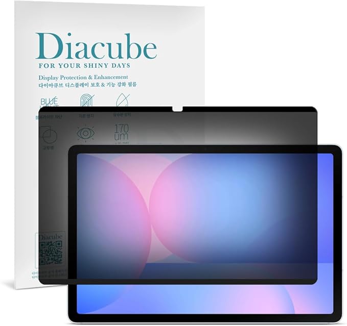 Magnetic &amp Nano Adsorption 360° 4-Way Privacy Screen Protector for Samsung Galaxy Tab S10 Lite 10.9 inch | Detachable Anti-Spy Anti-Fingerprint | Works in Both Landscape &amp Portrait Modes