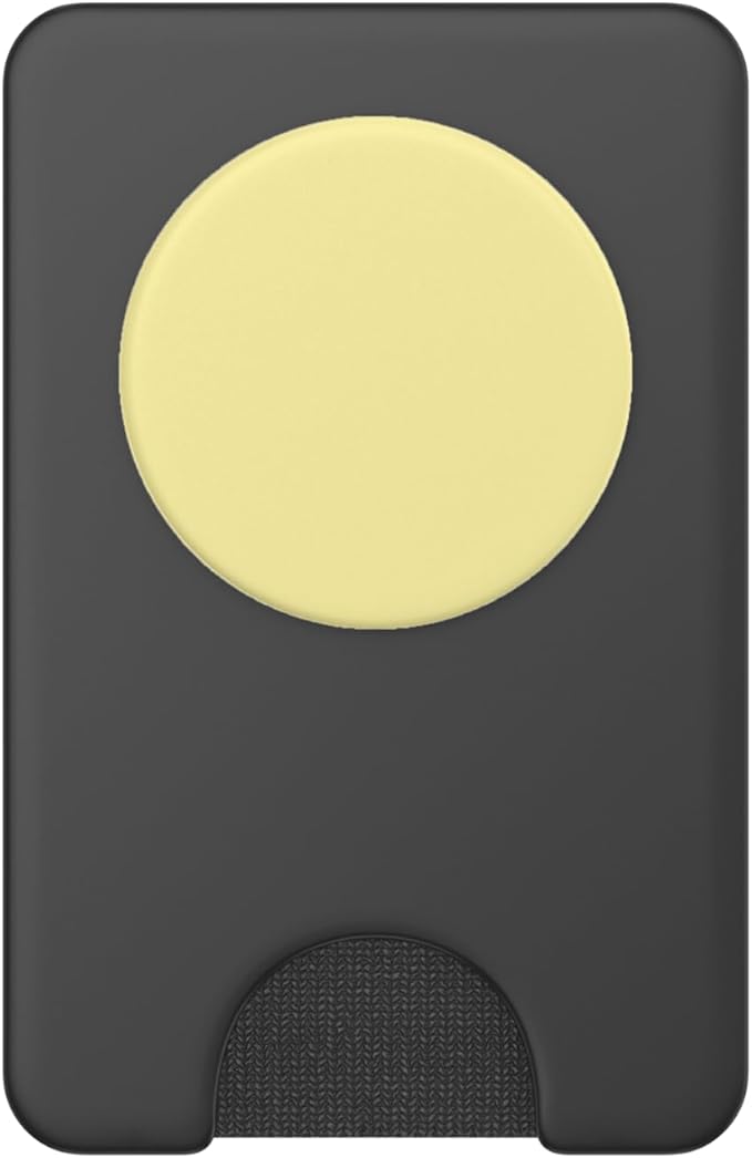 PopSockets Phone Grip - Butter Yellow PopSockets PopWallet for MagSafe