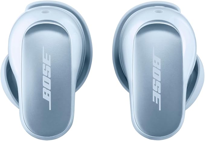 Bose QuietComfort Ultra Wireless Earbuds Noise Cancelling Bluetooth Earbuds with Spatial Audio and World-Class Noise Cancellation Moonstone Blue - Limited Edition Color